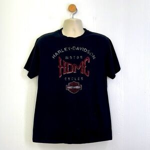 Harley Davidson - Southern Thunder Girls Southaven MS Black T Shirt Size Large